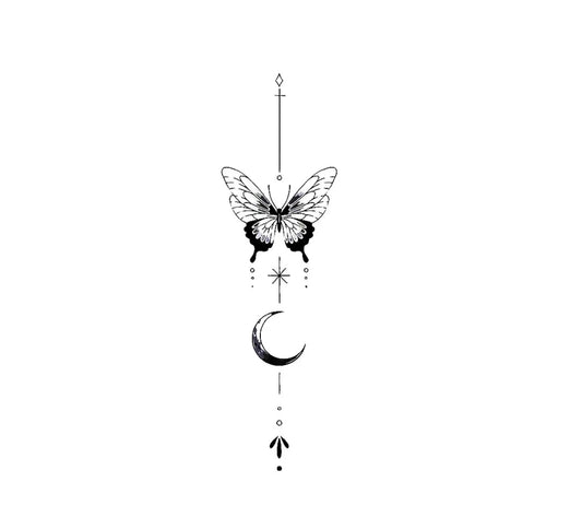 Moon and Butterfly